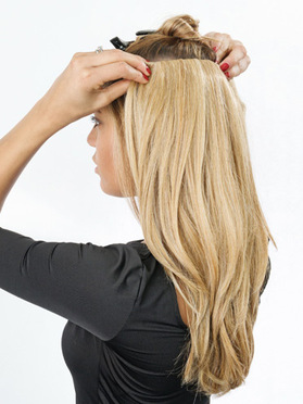 Die Straight Extension wird eingesetzt:  (&copy; &copy; Great Lengths)