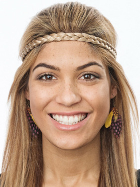 Natürlicher Charme mit dem French Braid Band:  (&copy; &copy; Great Lengths)