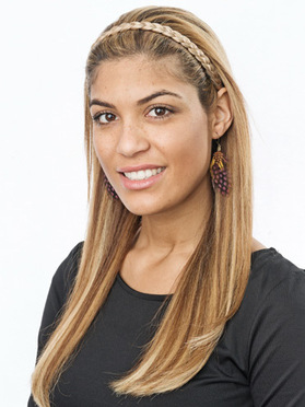 Natürlicher Charme mit dem French Braid Band:  (&copy; &copy; Great Lengths)