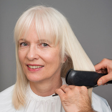 ... und auch glätten ist überhaupt kein Problem:  (&copy; &copy; Great Lengths)