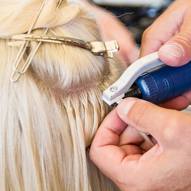 Ultraflache Bondings - ultraschonend eingesetzt:  (&copy; &copy; Great Lengths)