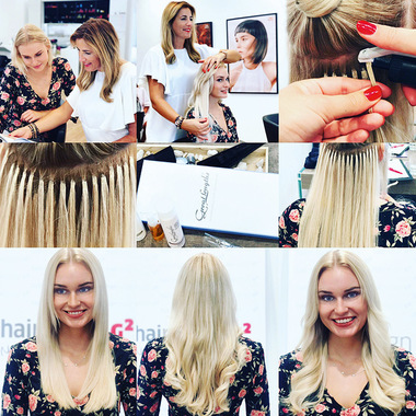 Nadja's Umstyling im Überblick:  (&copy; &copy; Great Lengths)