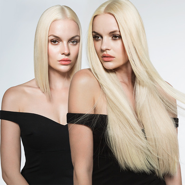 Extensions mit Ultraschall - unsichtbare Bondings, toller Halt (&copy; Great Lengths)