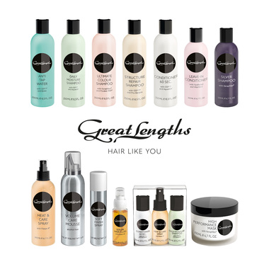 Produkte GL Pflegeserie (&copy; Great Lengths)