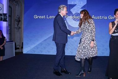 Auszeichnung 3. Platz Kleinbetriebe National für die Great Length Productions Austria GmbH:  (&copy; &copy; Peroutka/DiePresse)