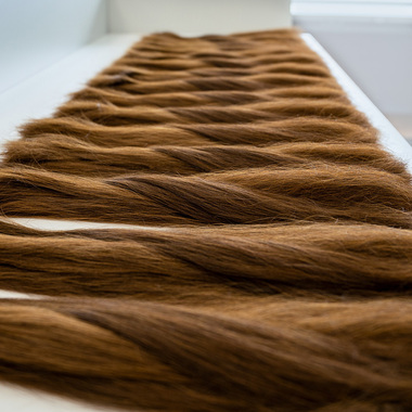 Haar vor der Verarbeitung - nach der Färbung:  (&copy; &copy; Great Lengths)