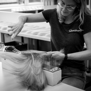 Haare verblendet:  (&copy; &copy; Great Lengths)