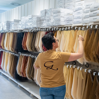 Haarlager in St. Stefan:  (&copy; &copy; Great Lengths)