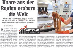 Haare aus der Region erobern die Welt:  (&copy; Kleine Zeitung Südoststeiermark)