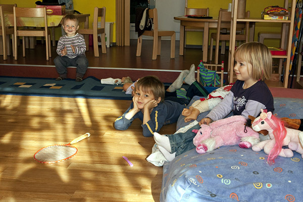 Inhouse Kindergarten vom Spezialisten für Haarverlängerung (&copy; www.greatlengths.de)