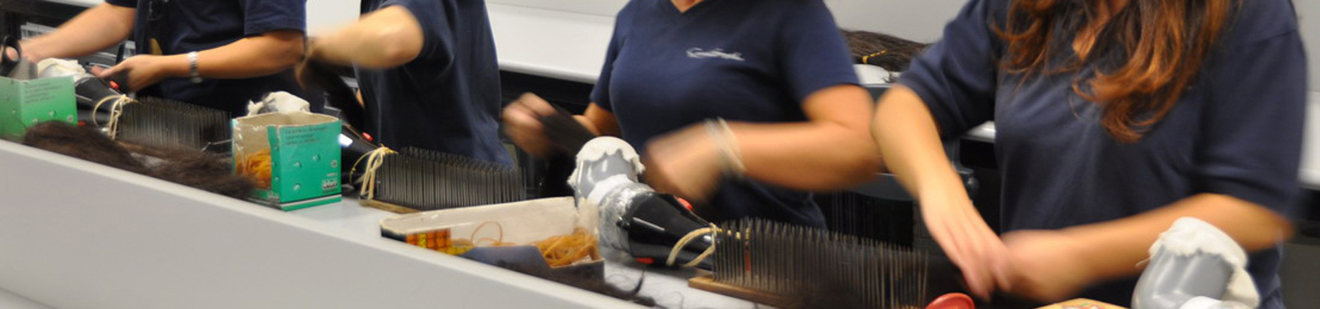 Veredelung des Rohhaares in Nepi, Italien (&copy; Great Lengths)