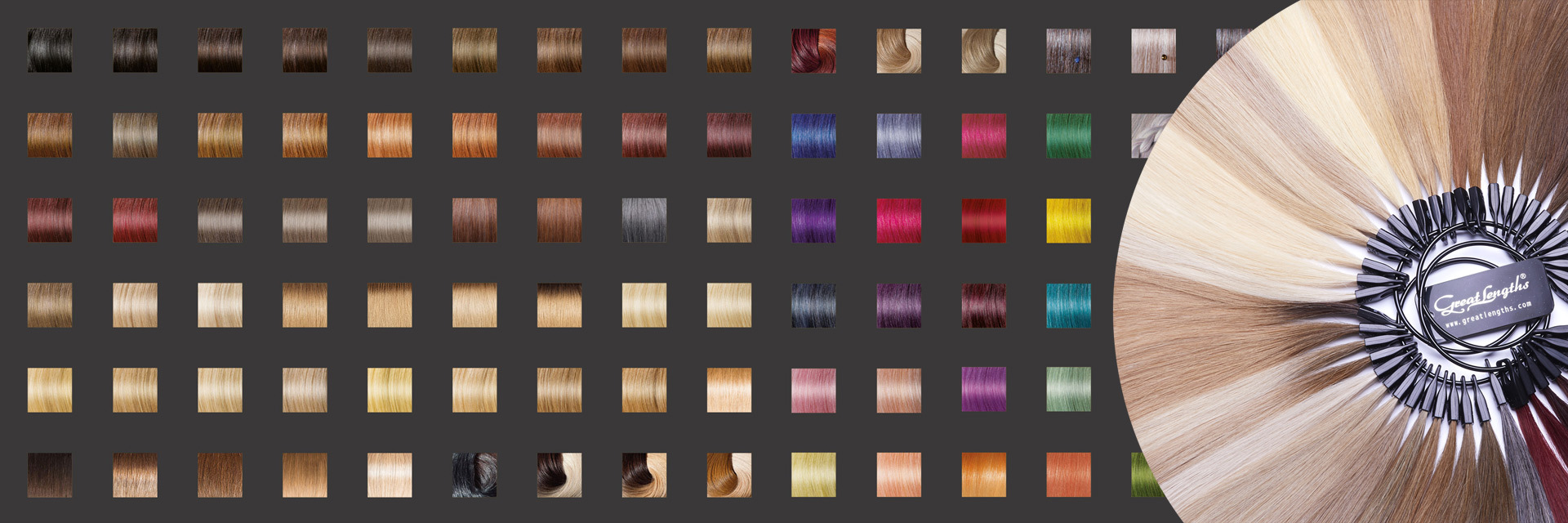 Die Farbenvielfalt von Great Lengths (&copy; Great Lengths)