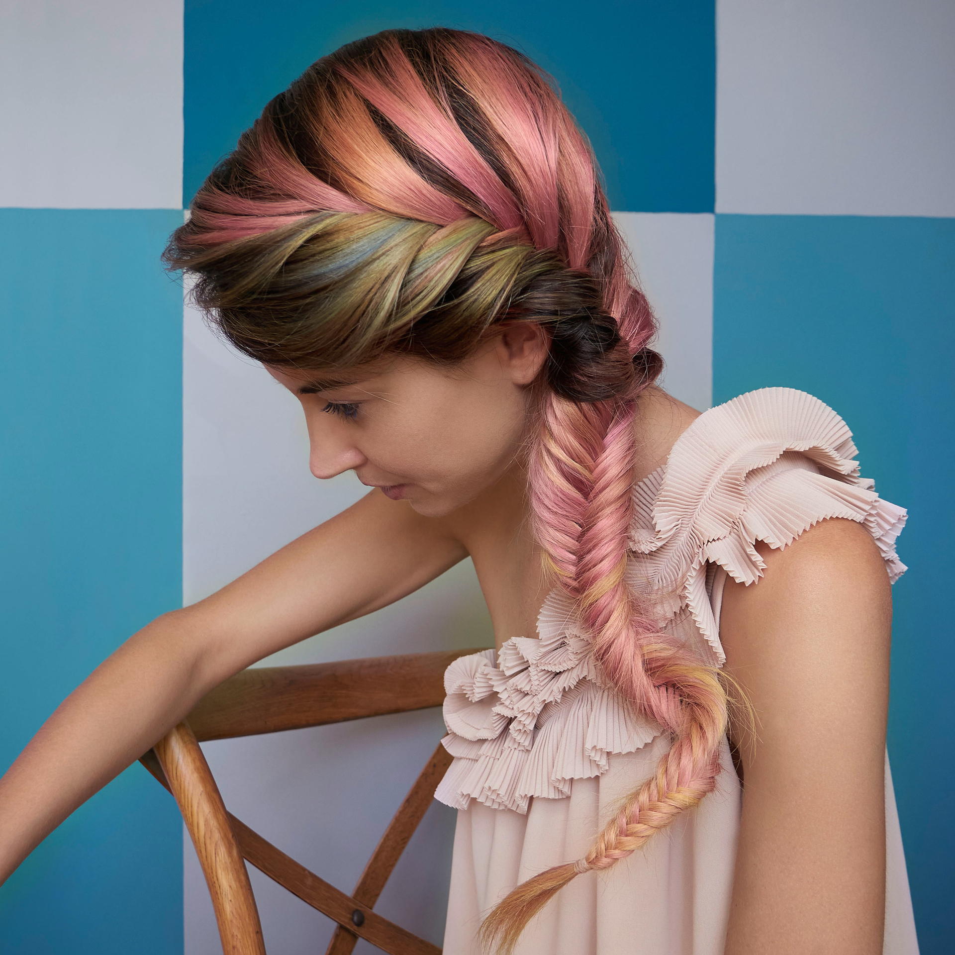 Das Haar zum Zopf gebunden (&copy; Great Lengths)