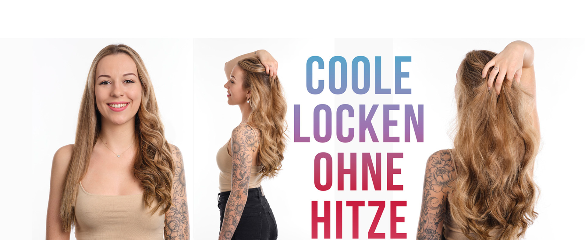 GREAT LENGTHS X LOTTA CURLS Locken ohne Hitze (&copy; Great Lengths)