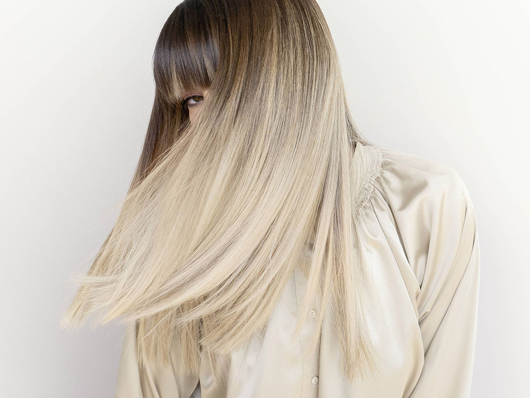 Dunkle Ansätze und Schritt für Schritt heller werden, Dégrade (&copy; Great Lengths)