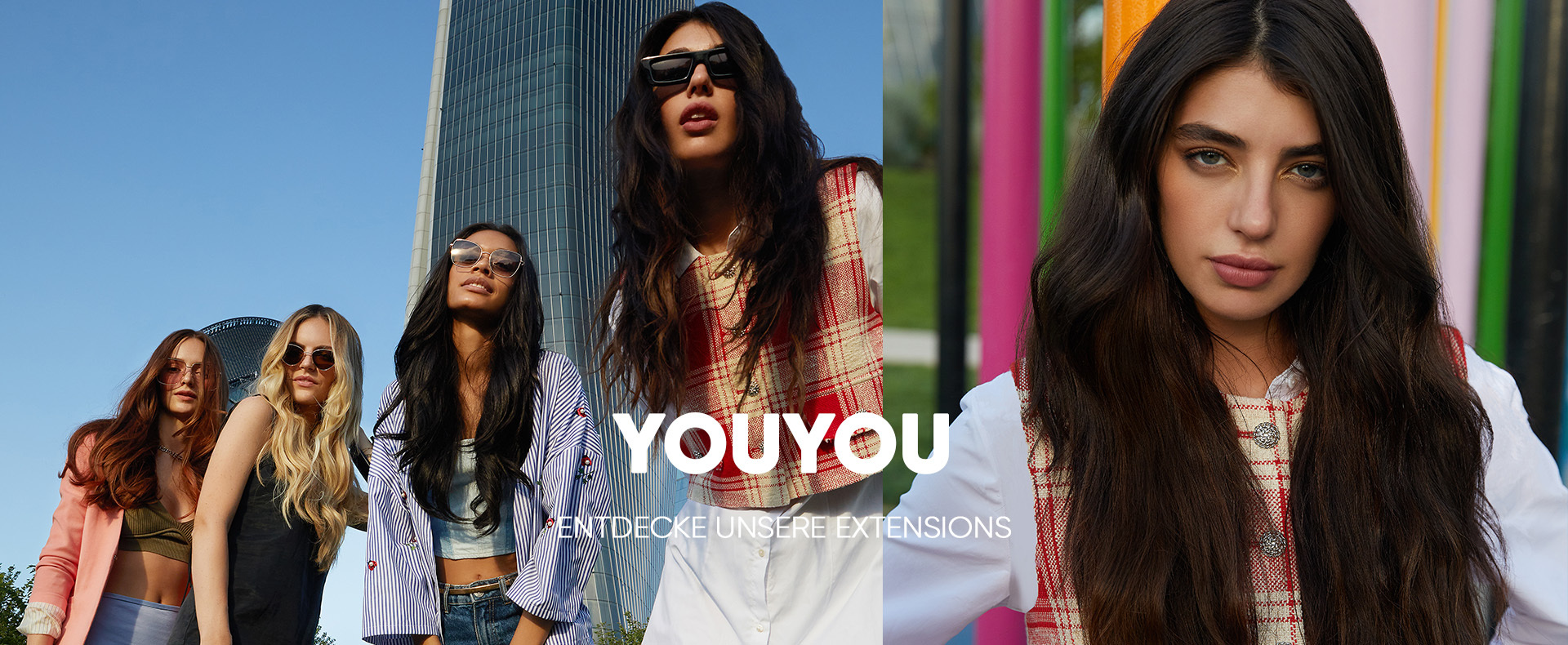 YOUYOU ENTDECKE UNSERE EXTENSIONS (&copy; YOUYOU Hair)