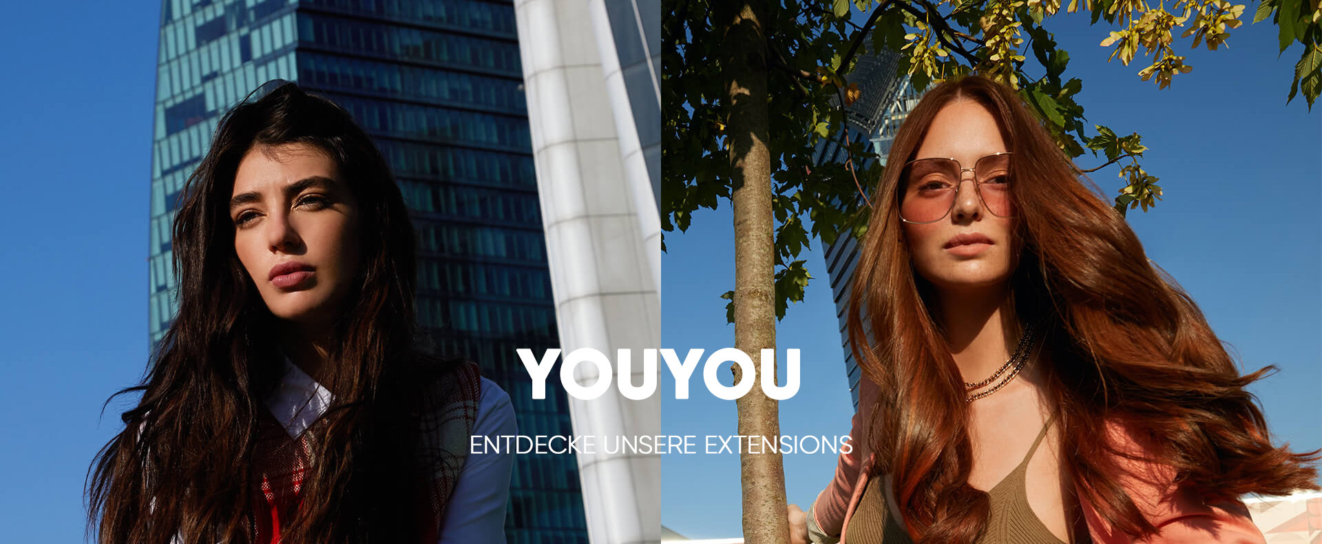 YOUYOU ENTDECKE UNSERE EXTENSIONS (&copy; YOUYOU Hair)