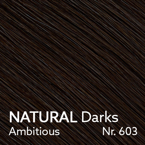 NATURAL Darks - Ambitious Nr. 603 - 3 Längen (30cm, 40cm, 50cm) (&copy; YOUYOU Hair)