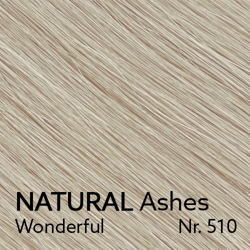 NATURAL Ashes - Wonderful - Nr. 510 - 3 Längen (30 cm, 40 cm, 50 cm) (&copy; YOUYOU Hair)