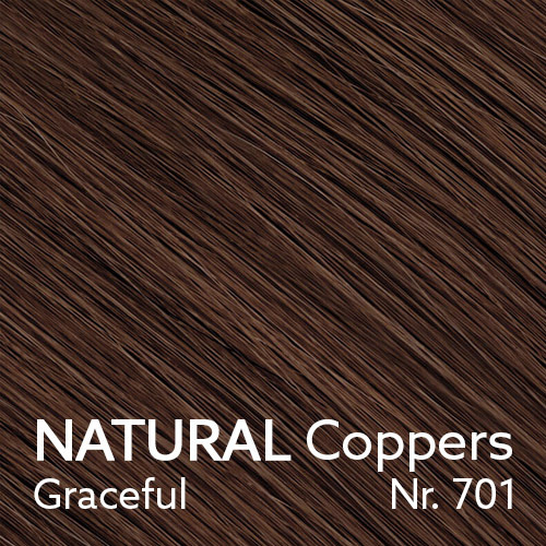 NATURAL Coppers - Craceful - Nr. 701 - 3 Längen (30 cm, 40 cm, 50 cm) (&copy; YOUYOU Hair)