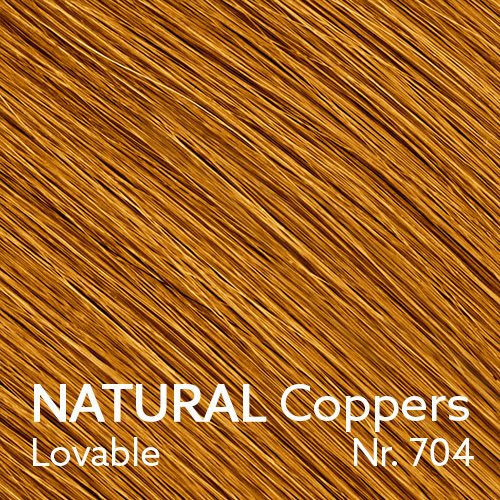 NATURAL Coppers - Lovable - Nr. 704 - 3 Längen (30 cm, 40 cm, 50 cm) (&copy; YOUYOU Hair)