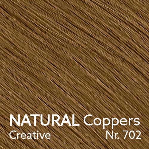 NATURAL Coppers - Creative - Nr. 702 - 3 Längen (30 cm, 40 cm, 50 cm) (&copy; YOUYOU Hair)