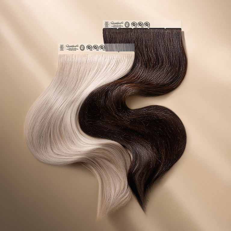 GL TAPES Essenza und GL TAPES Aria (&copy; Great Lengths)