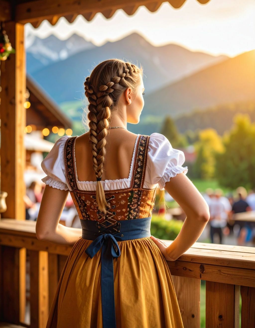 Flechten Zopf Oktoberfest